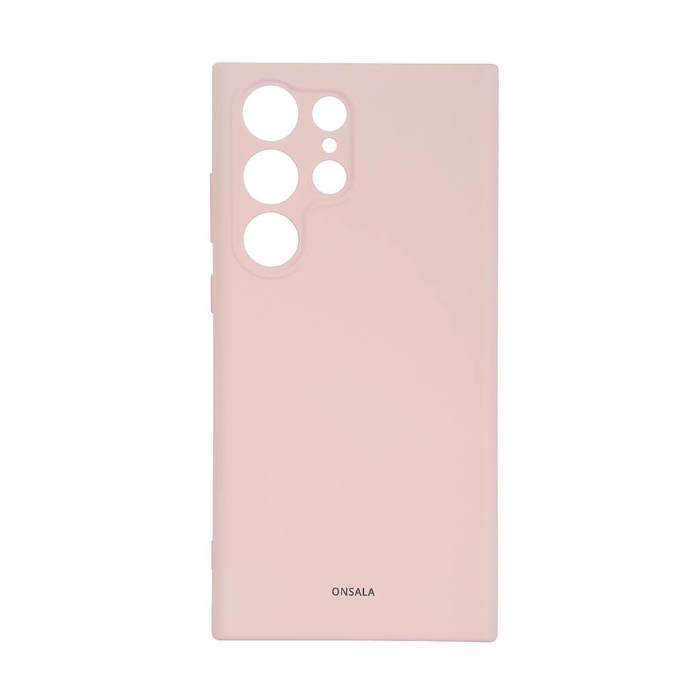 onsala-onsala-backcover-silicone Samsung S23 5G Ultra Chalk Pink